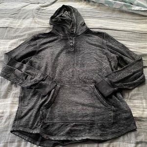 Black Distressed Hoodie